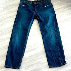 Levi 505 Denim Jeans Red Tab 36 x 30 Med Blue